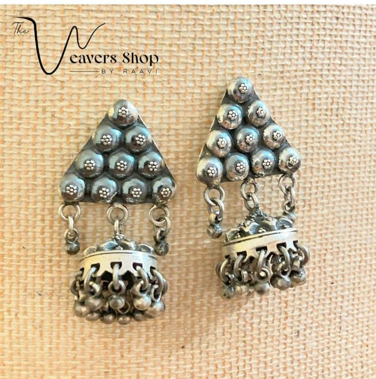 Chandra Silver Earrings for Women