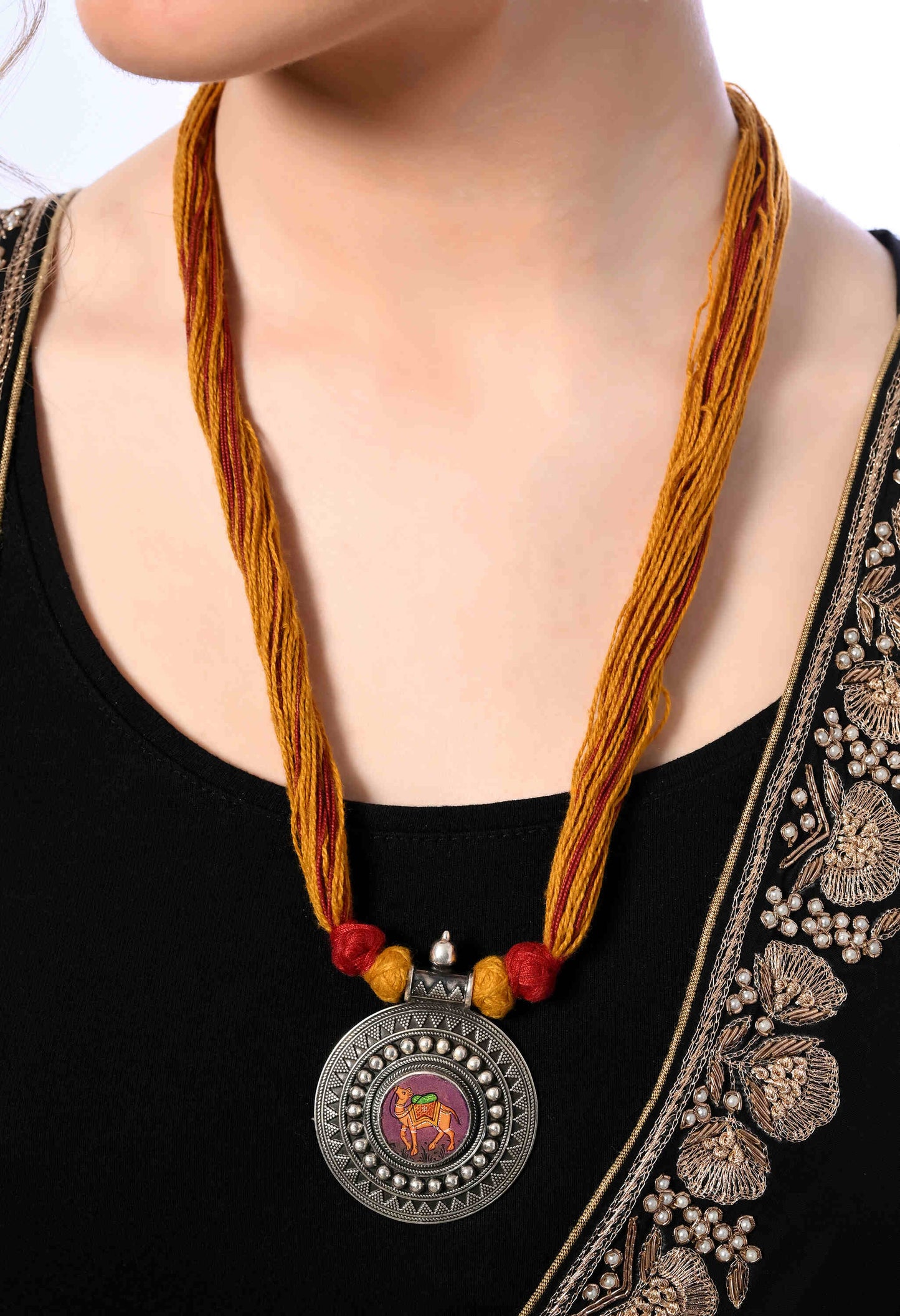 Gandhar Silver Necklace jewelry