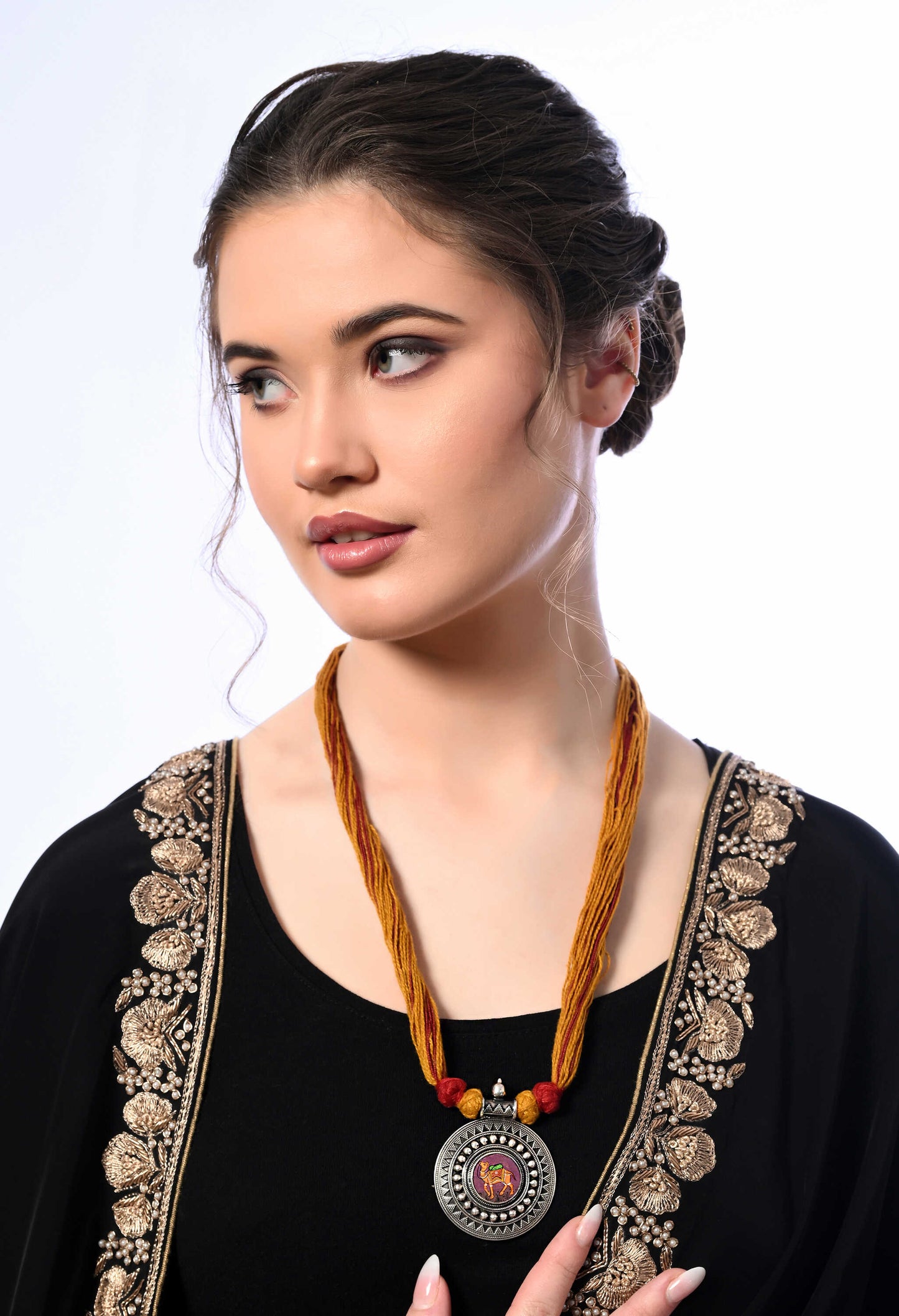 Gandhar Silver Necklace jewelry