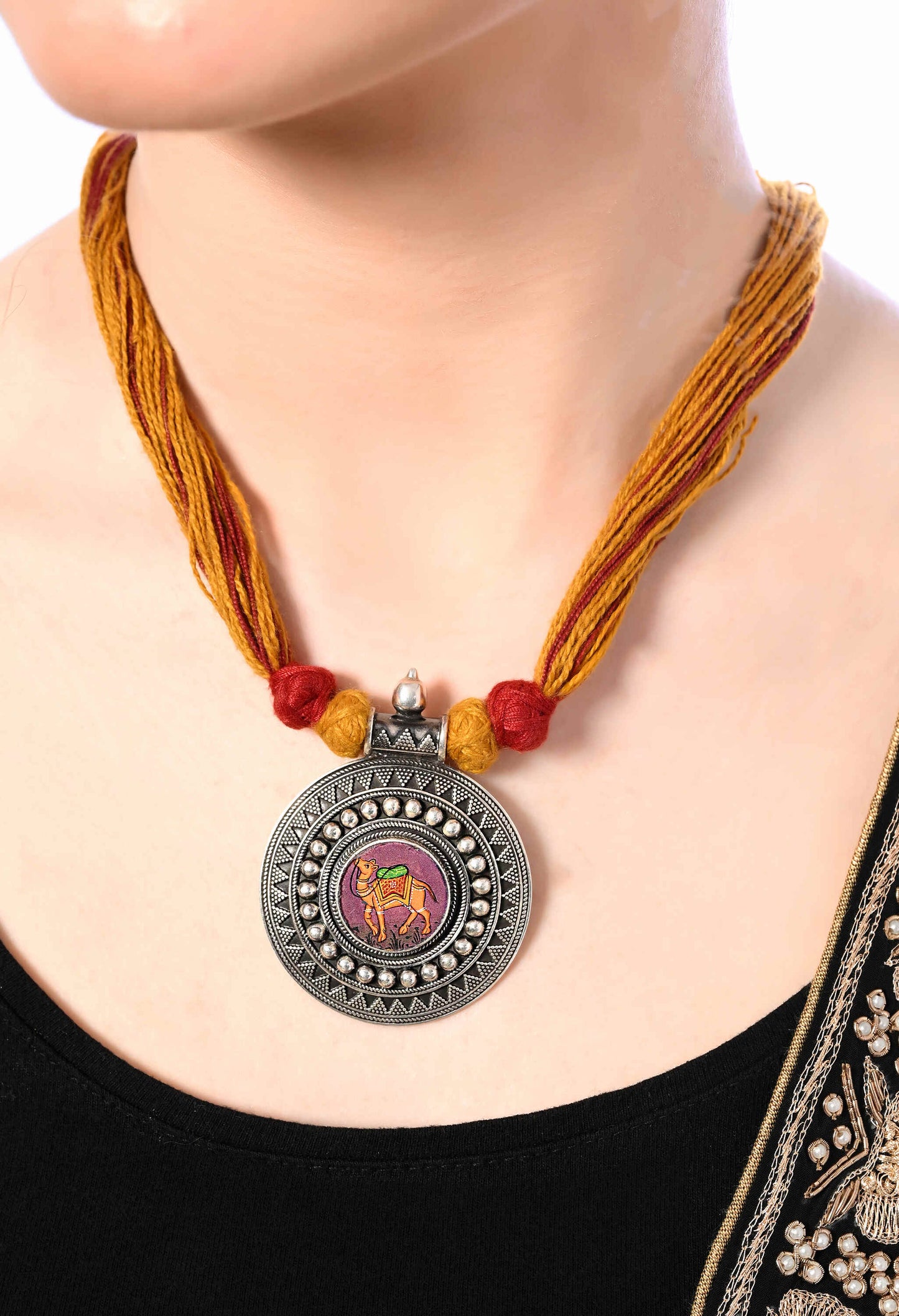 Gandhar Silver Necklace jewelry