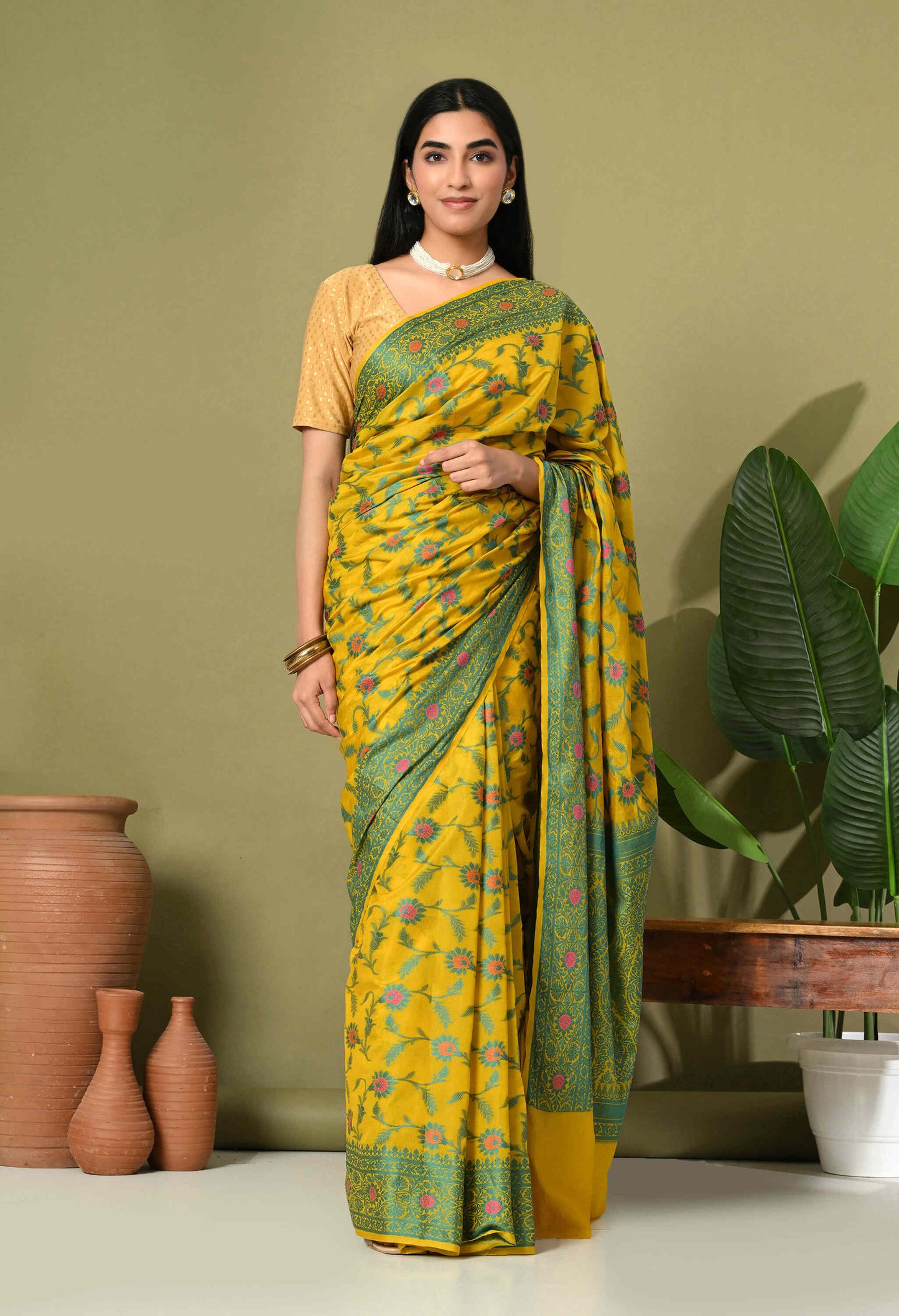 Best Banarasi Silk Saree With Tilphi Work