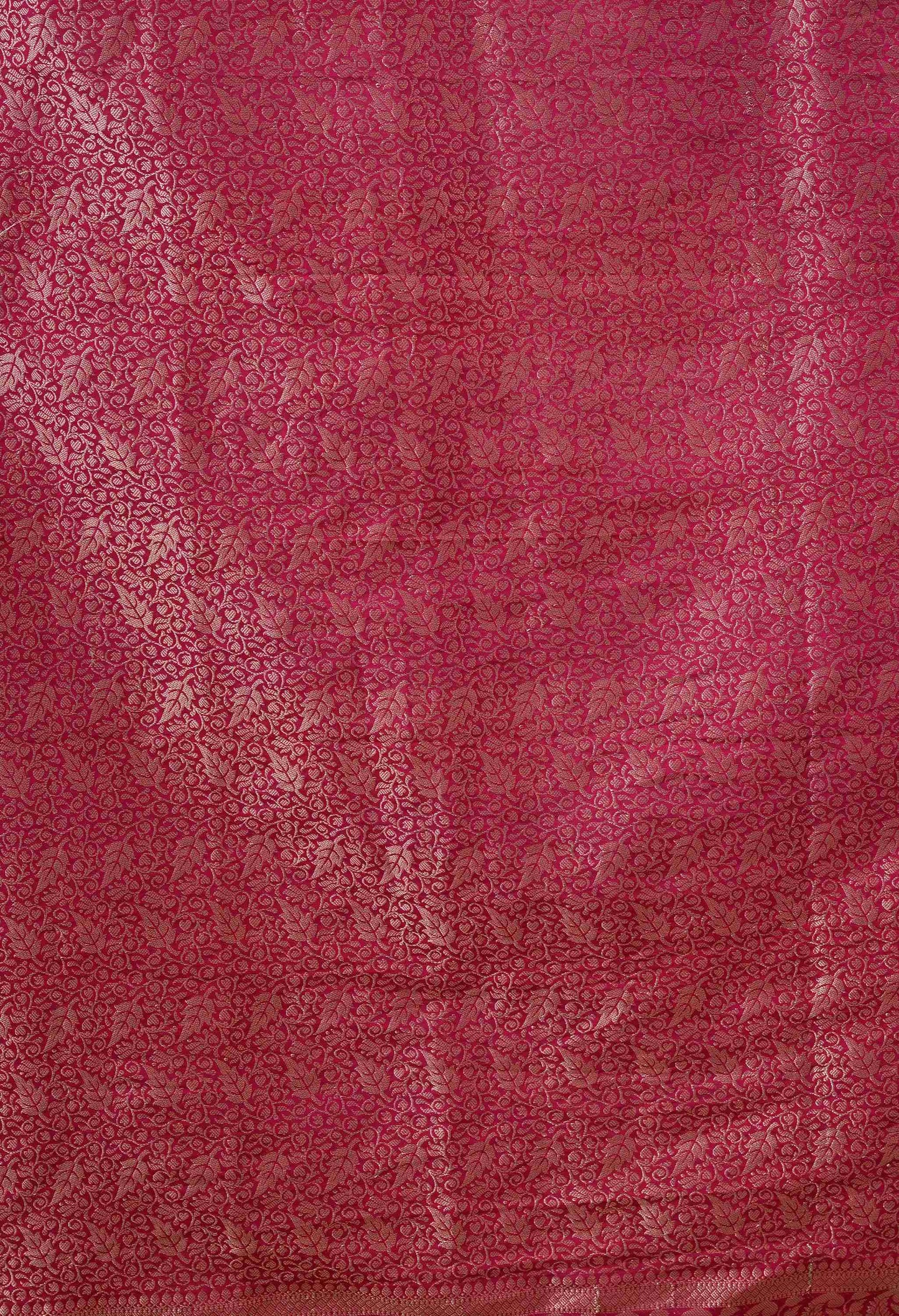 Best Pink Silk Saree With Tilphi Work