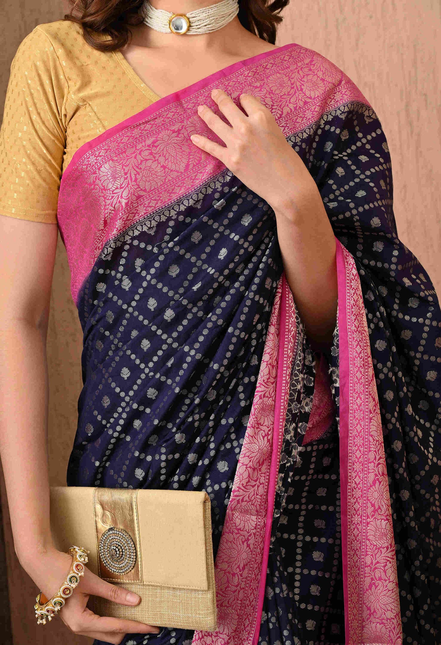 Banarasi Silk Saree with zari work