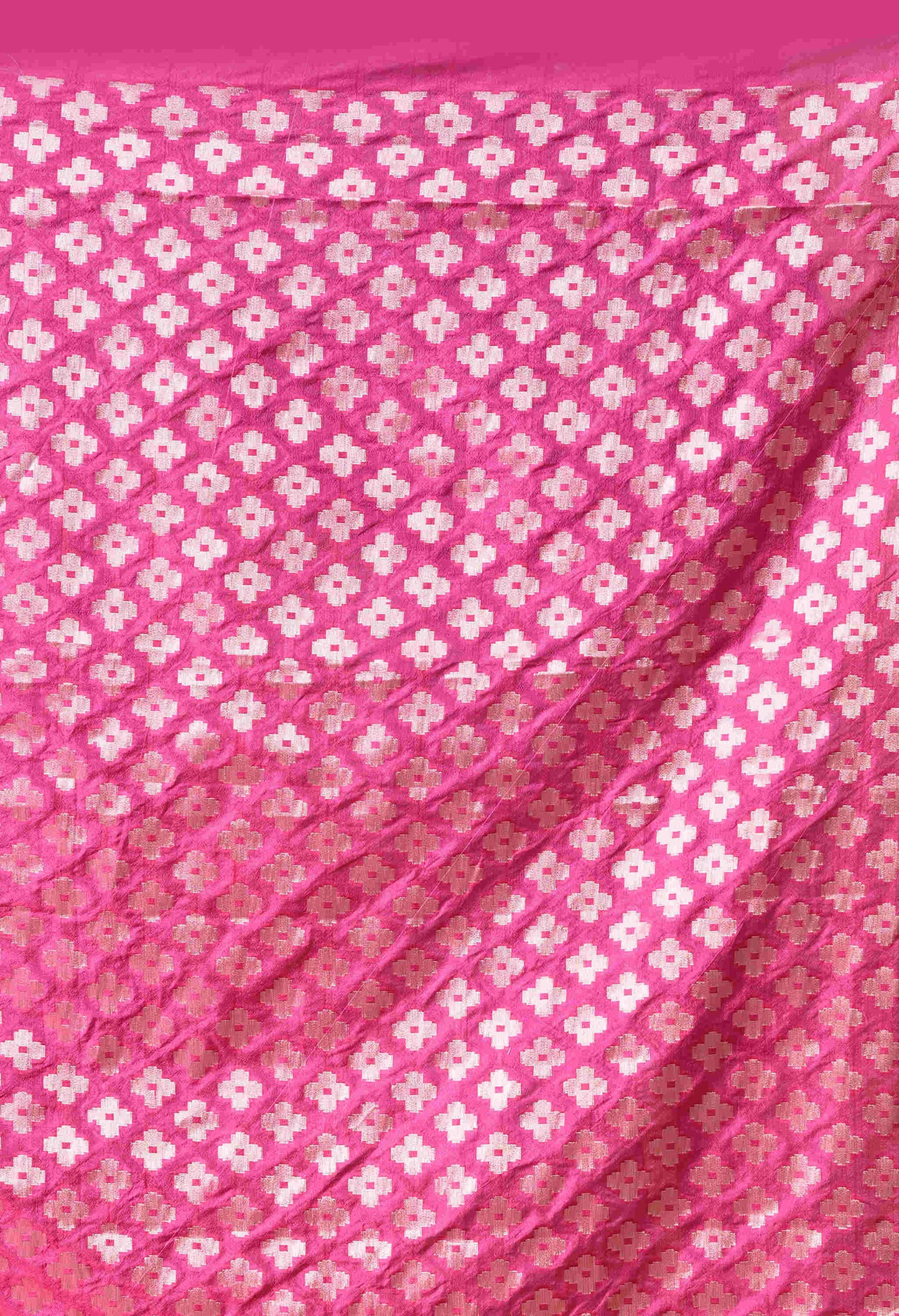 Classic Banarasi Silk Pink Saree