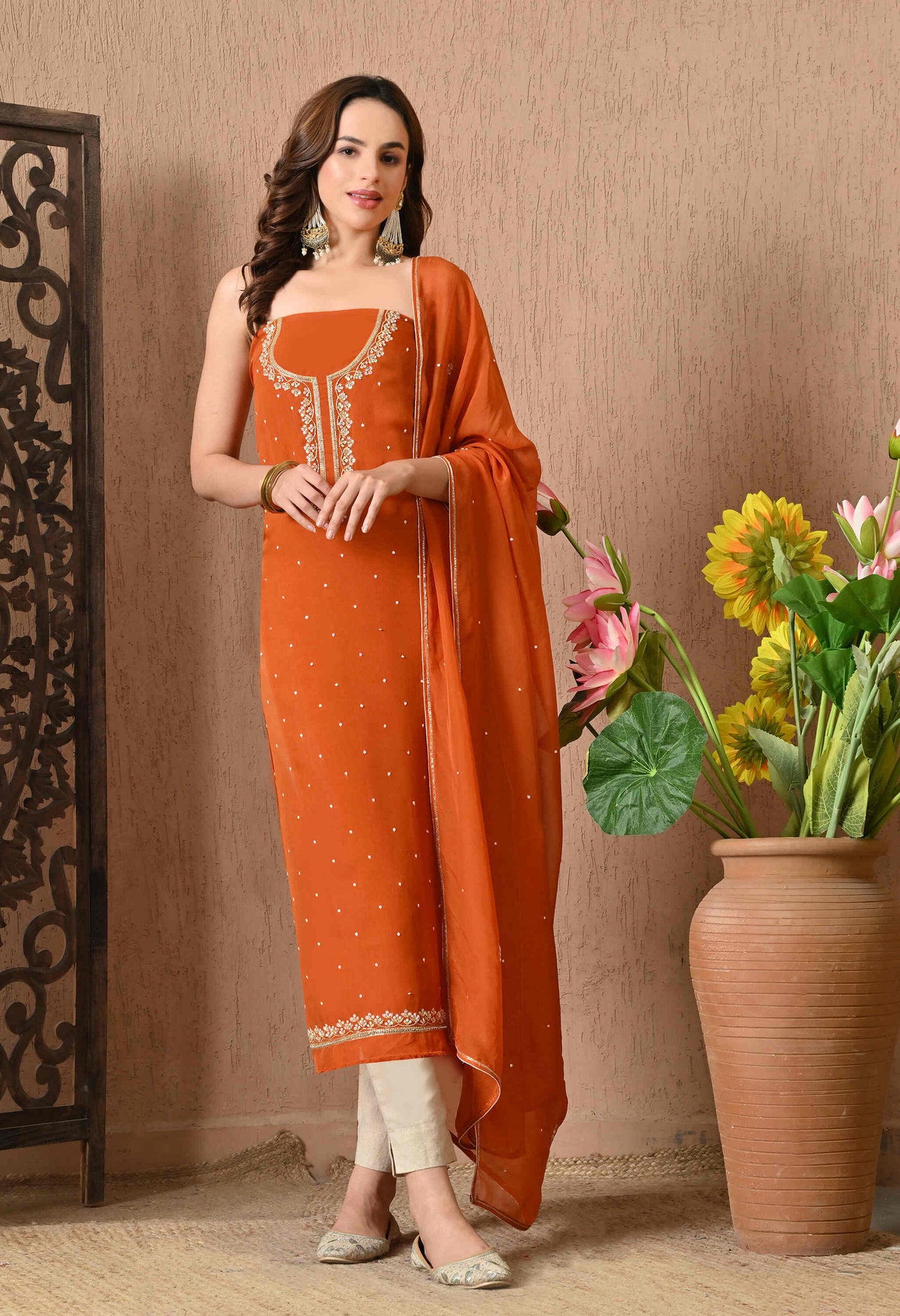 Handmade Georgette Suit Set