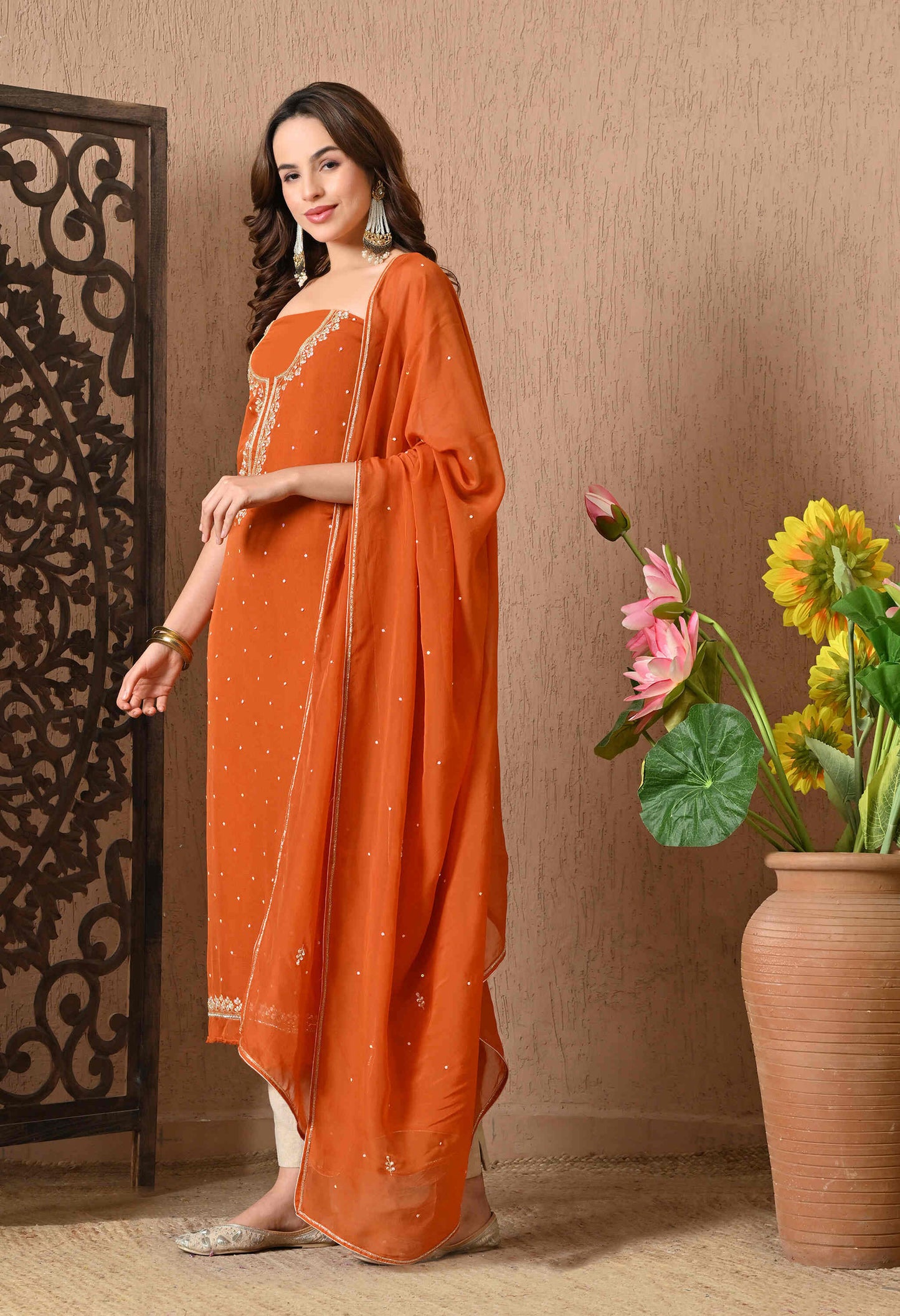 Handmade Georgette Suit Set
