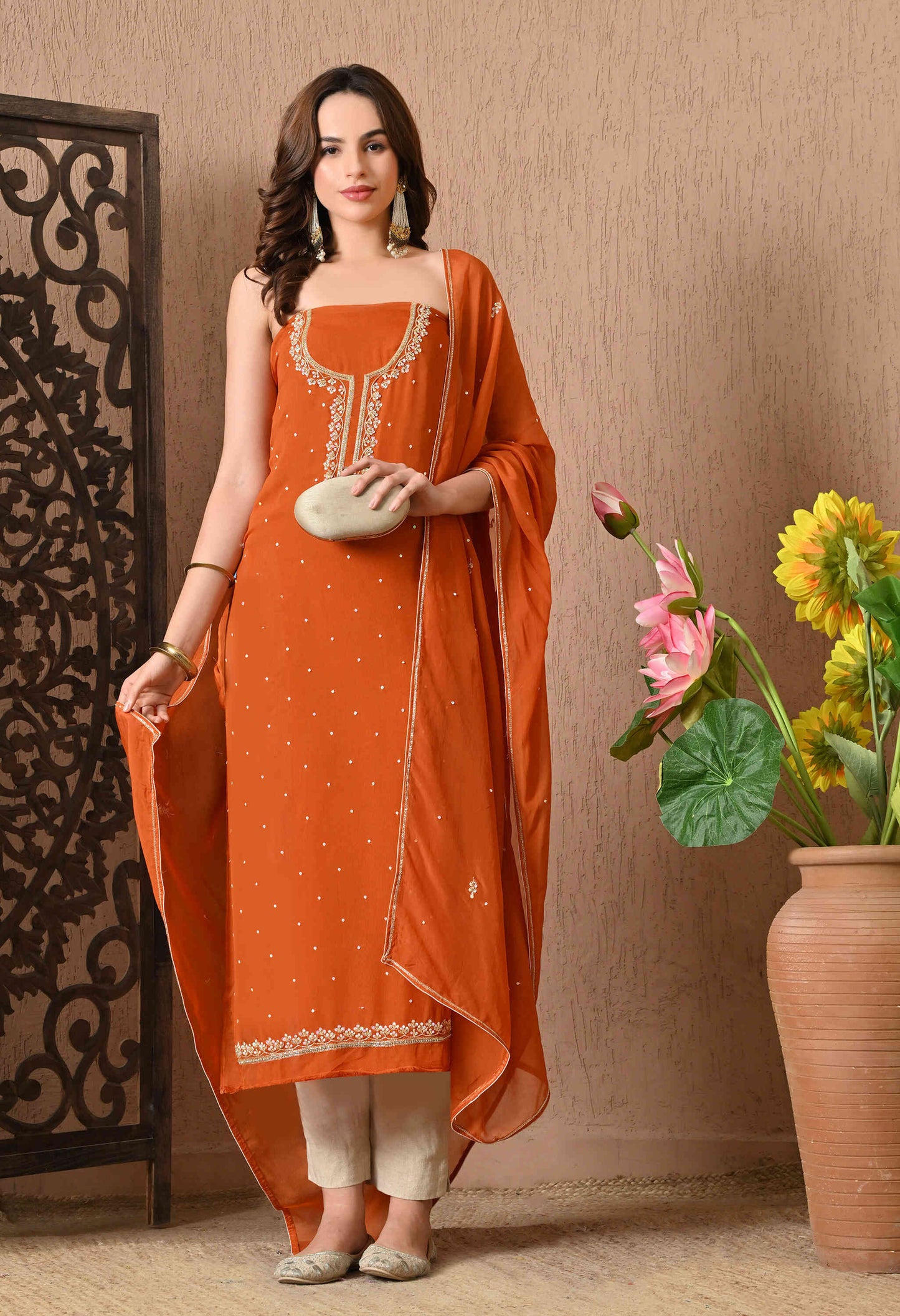 Handmade Georgette Suit Set
