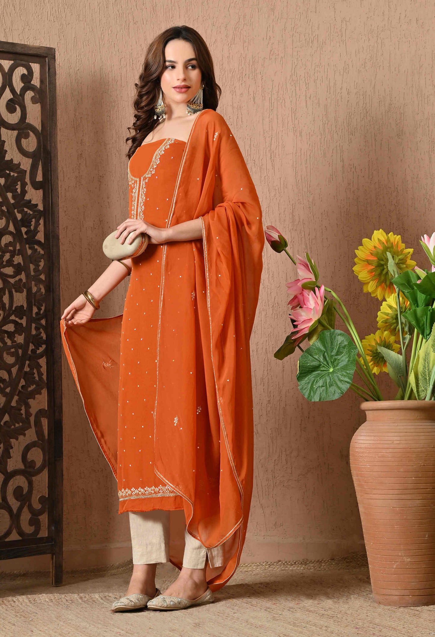 Handmade Georgette Suit Set