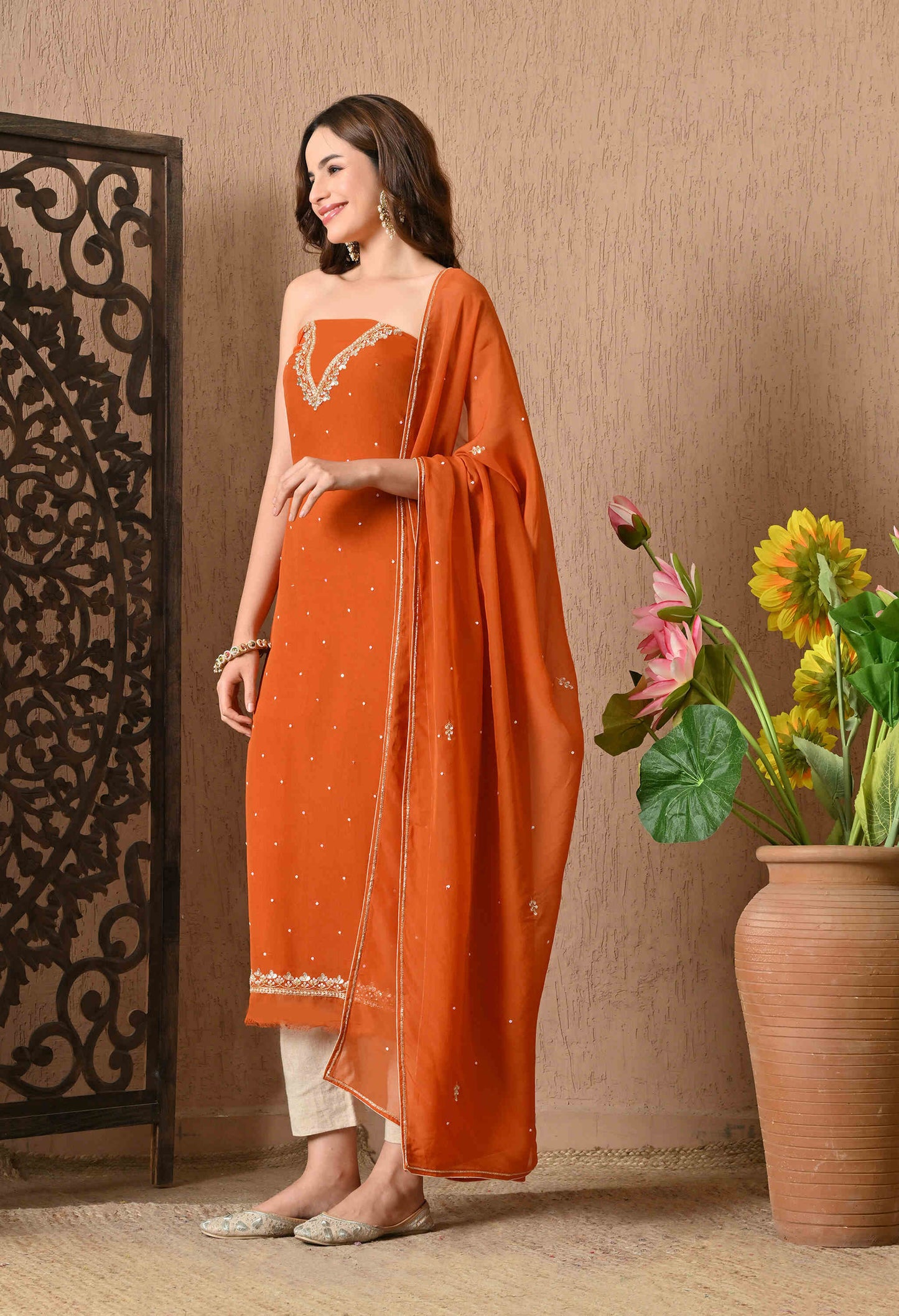 Handmade Georgette Suit Set