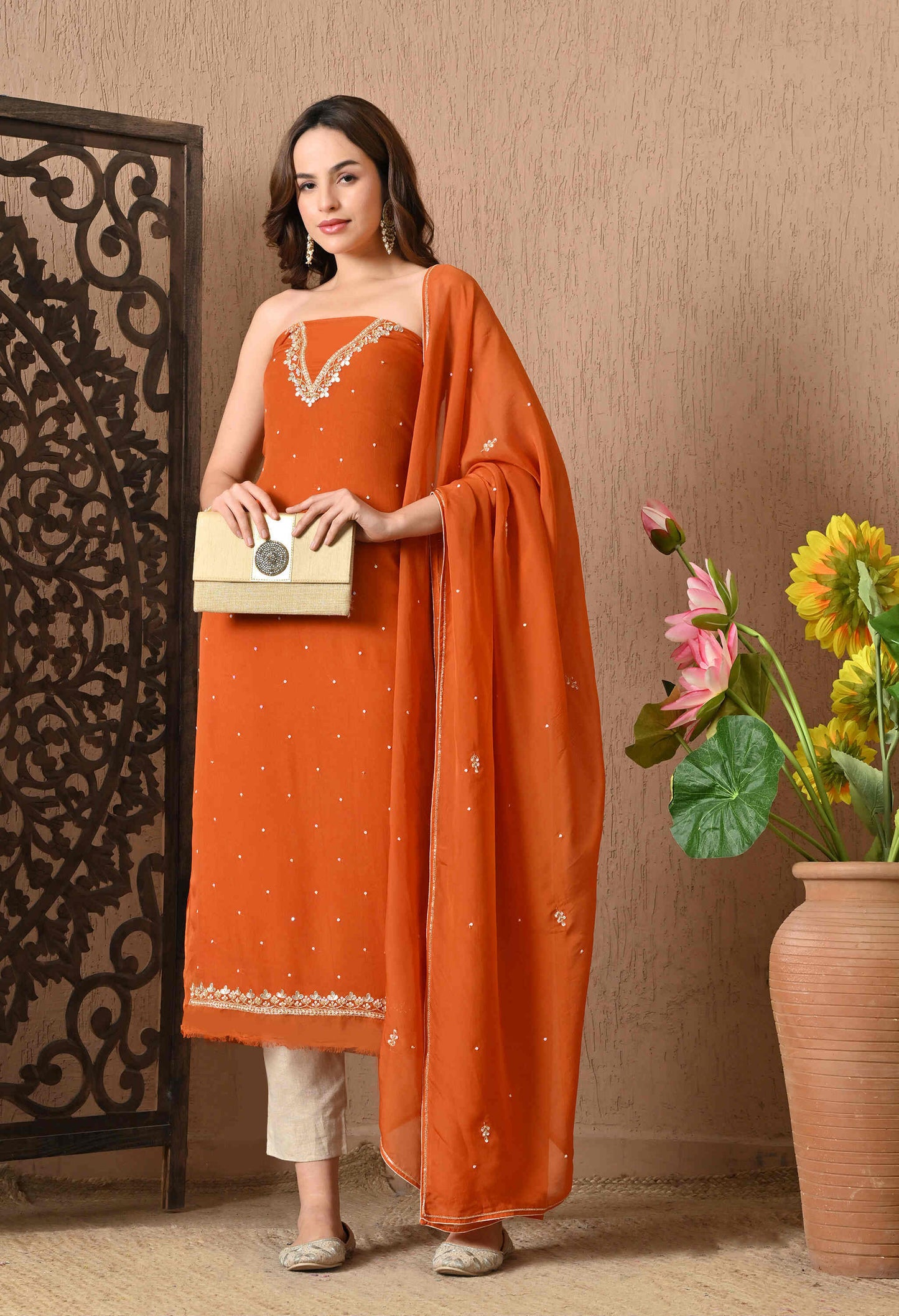 Handmade Georgette Suit Set