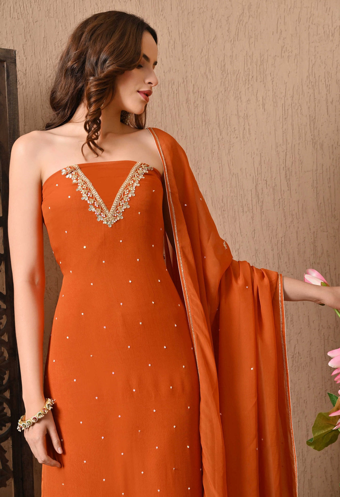 Handmade Georgette Suit Set