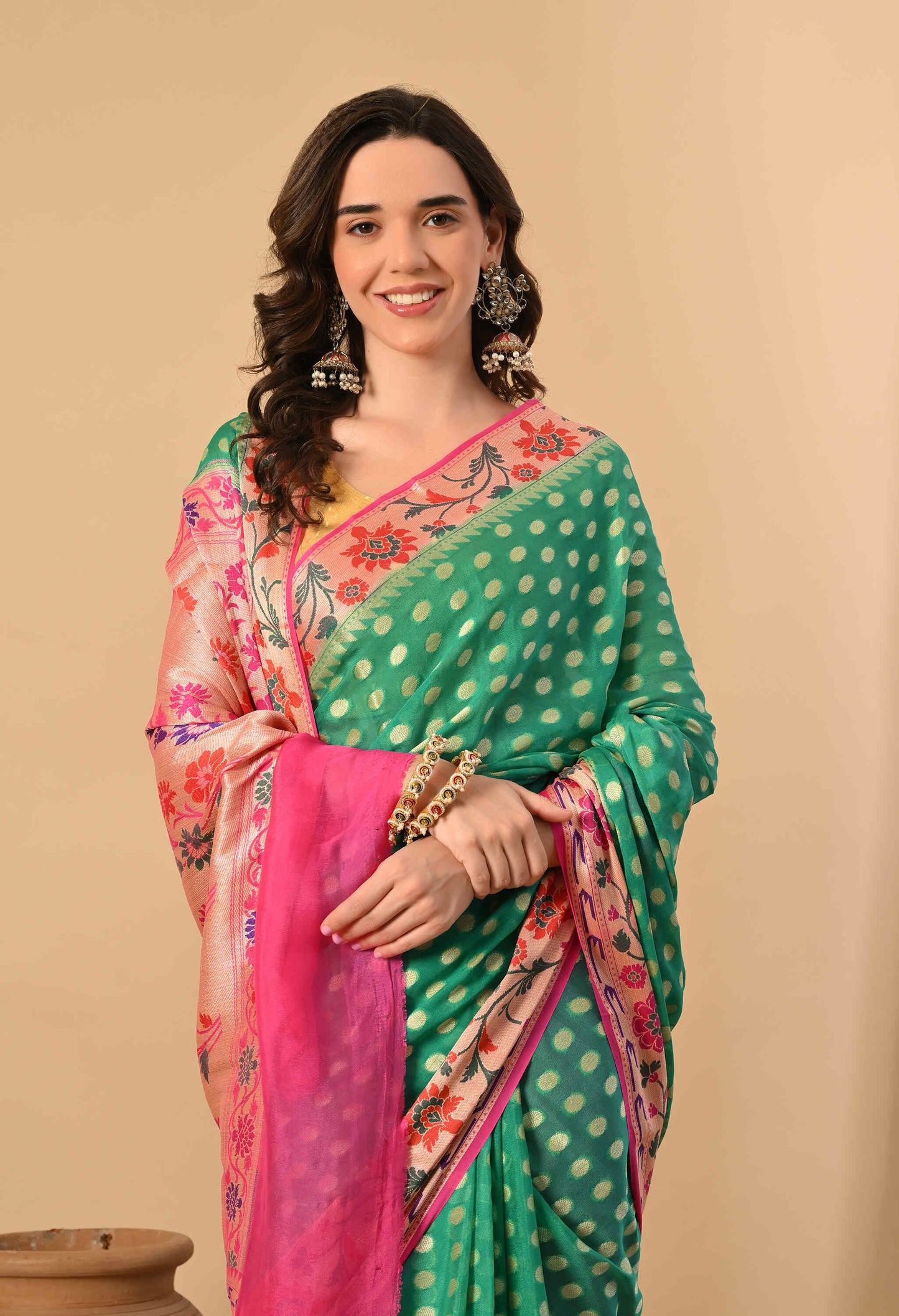 Khaddi Chiffon Saree