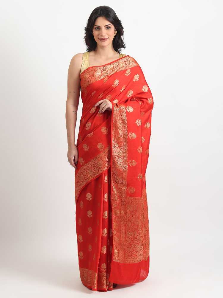 Best Banarasi Red Silk Saree