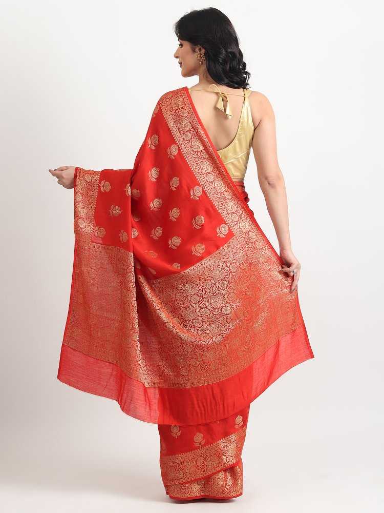 Best Banarasi Red Silk Saree