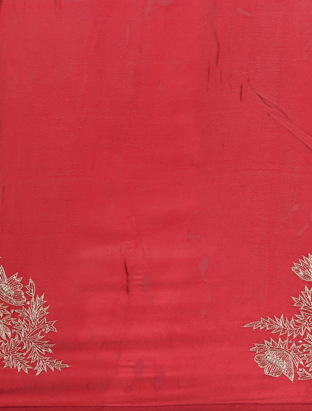 Best Handmade Organza Red Saree