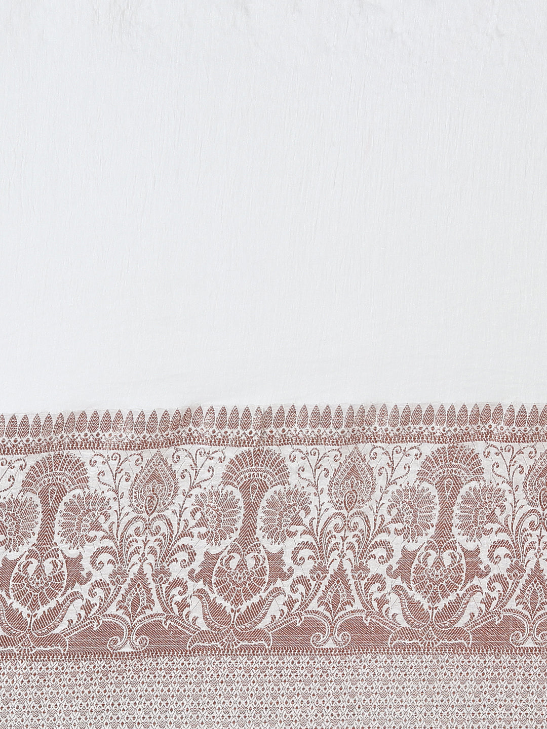 Best Handmade Chanderi White Saree