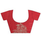 Best Handmade Organza Red Saree