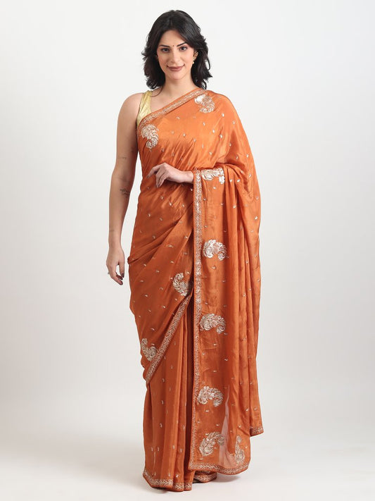 Party Wear Chiffon Saree