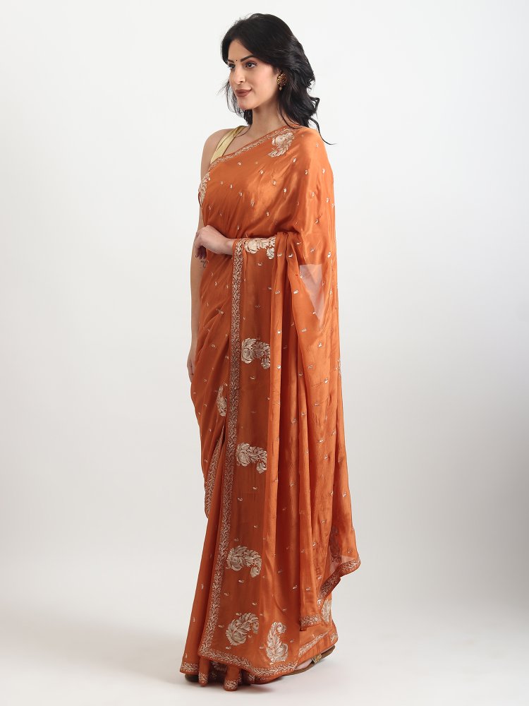 Party Wear Chiffon Saree