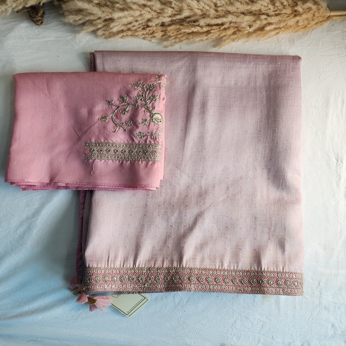 Kanjivaram & Satin Saree