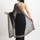 Pure Chiffon Black Saree