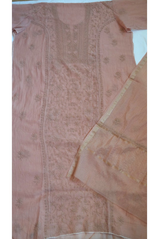 Chanderi Kurta Dupatta for Women