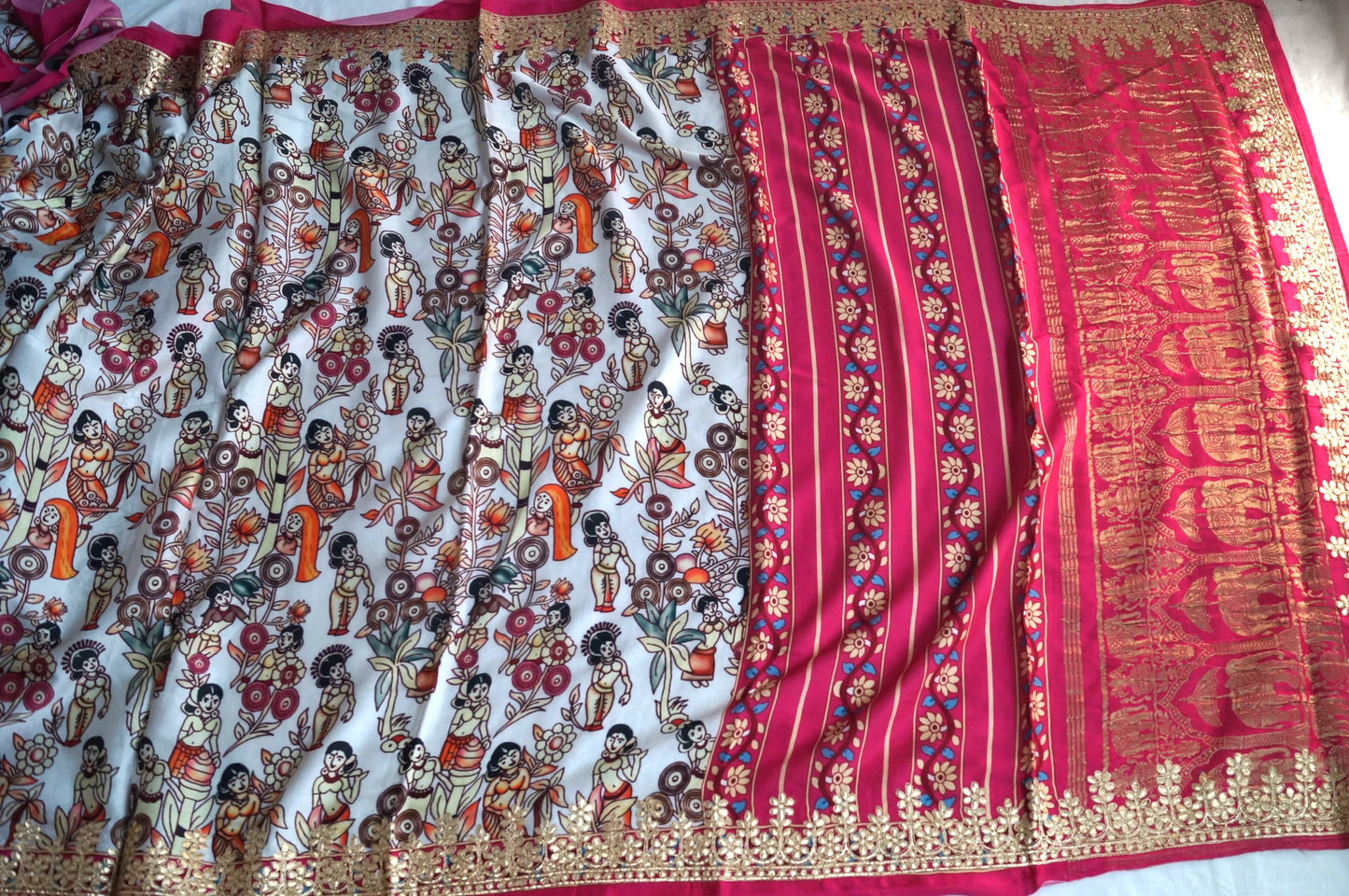 Gajji Silk Indian Saree Women