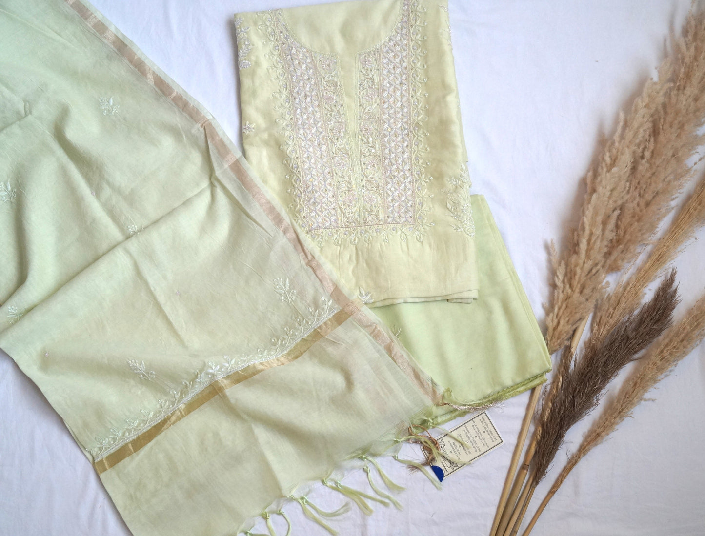 Chanderi Salwar and Suit Party Wear