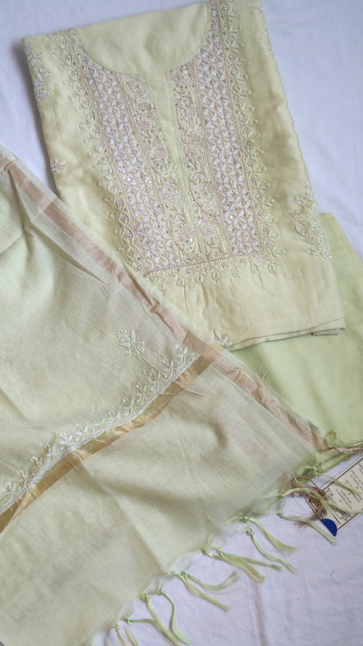 Chanderi Salwar and Suit Party Wear