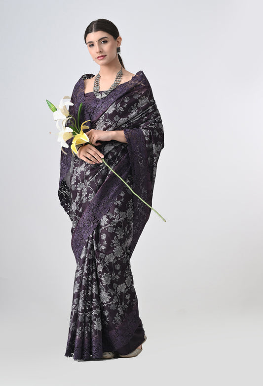 Chiffon Silk Saree