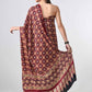 Modal Silk Suit Set With Ajrkah Print