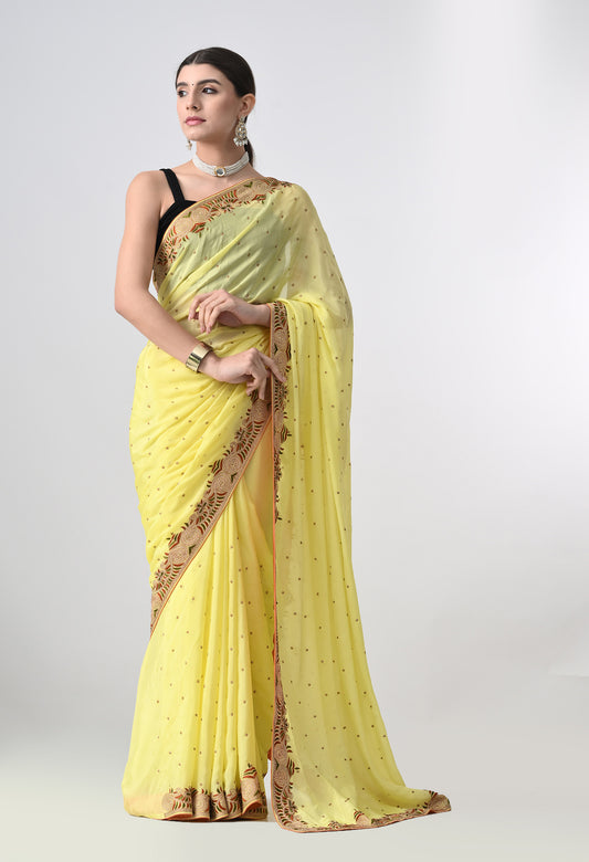 Chinnon Chiffon Saree