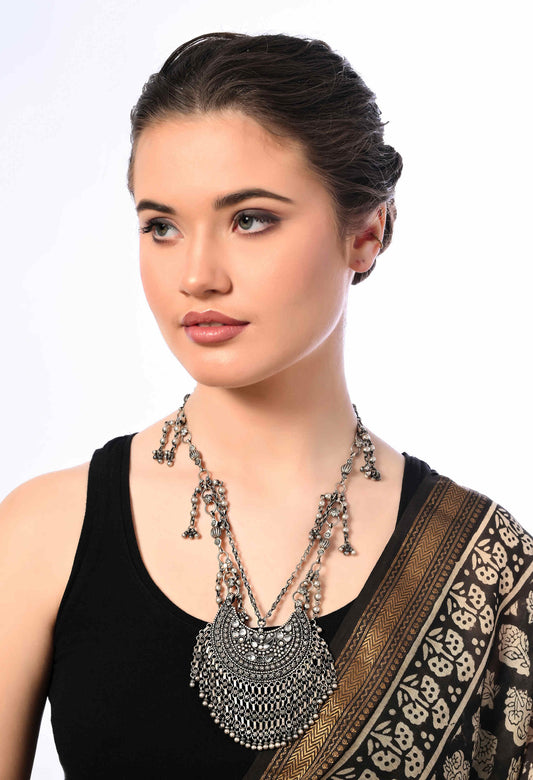 Silver Necklace Set for Women