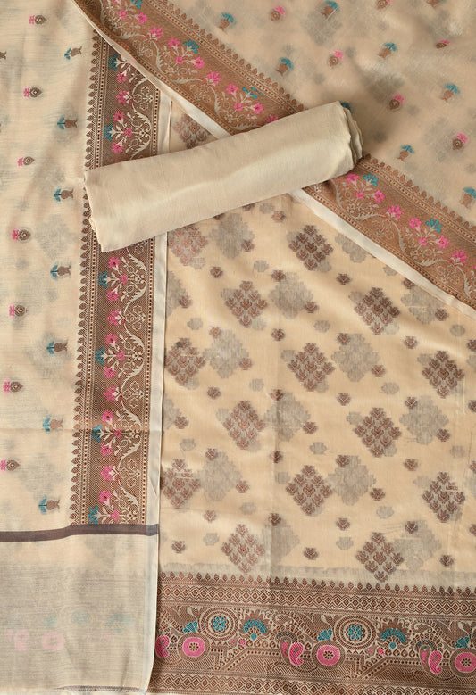 Chanderi Cotton Suit Set Women