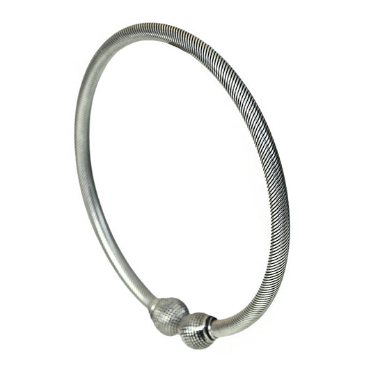 Maithili Pure Silver Necklace Hasli