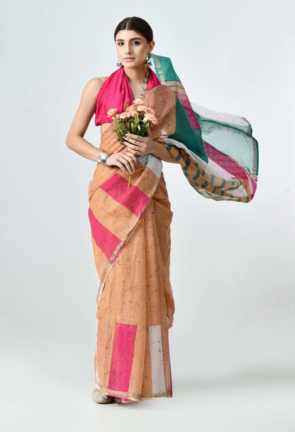 Kota Handblock Saree