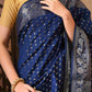 Best Blue Banarasi Silk Saree
