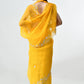 Best Organza Handmade Yellow Saree
