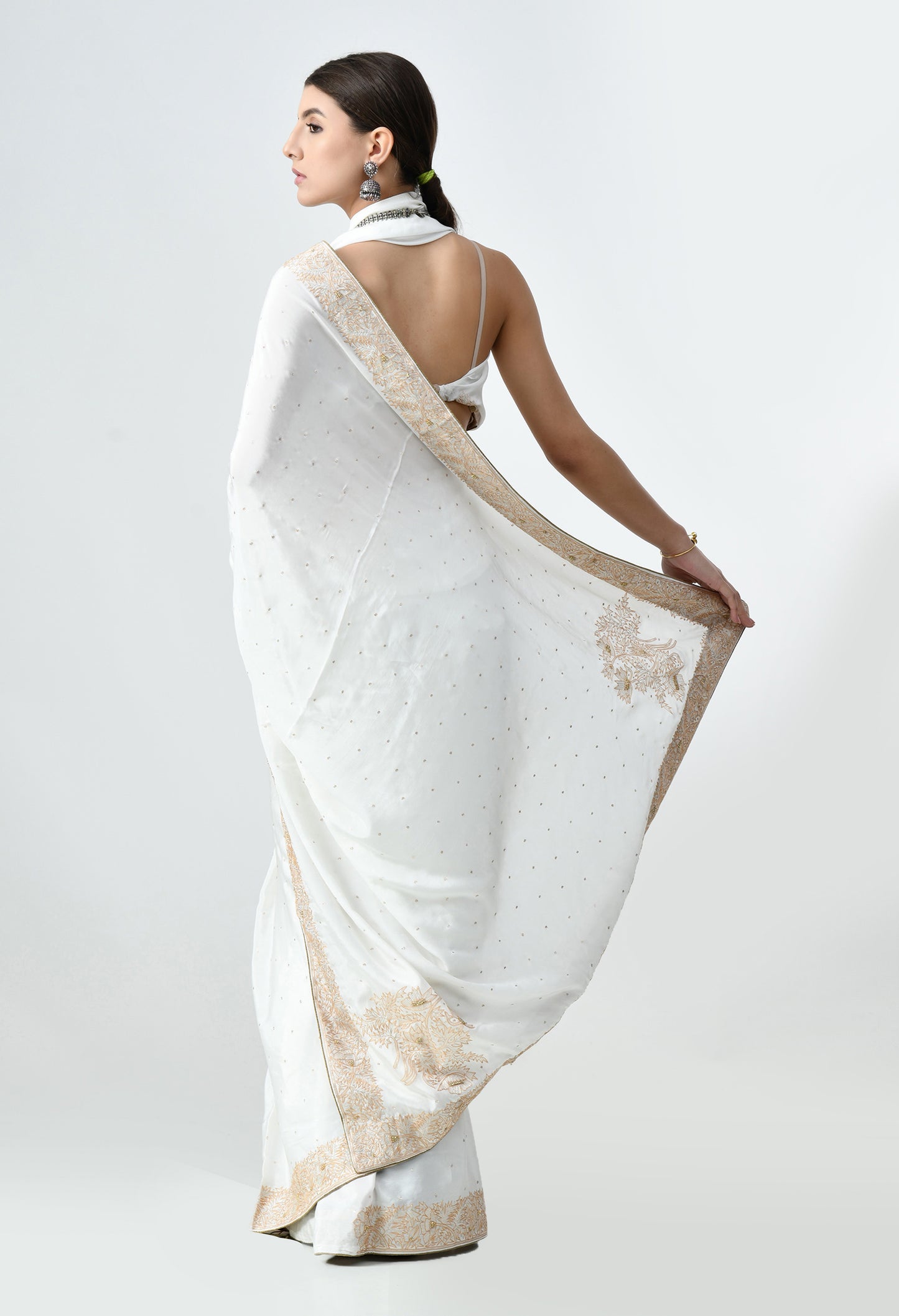 Handmade Crepe Saree