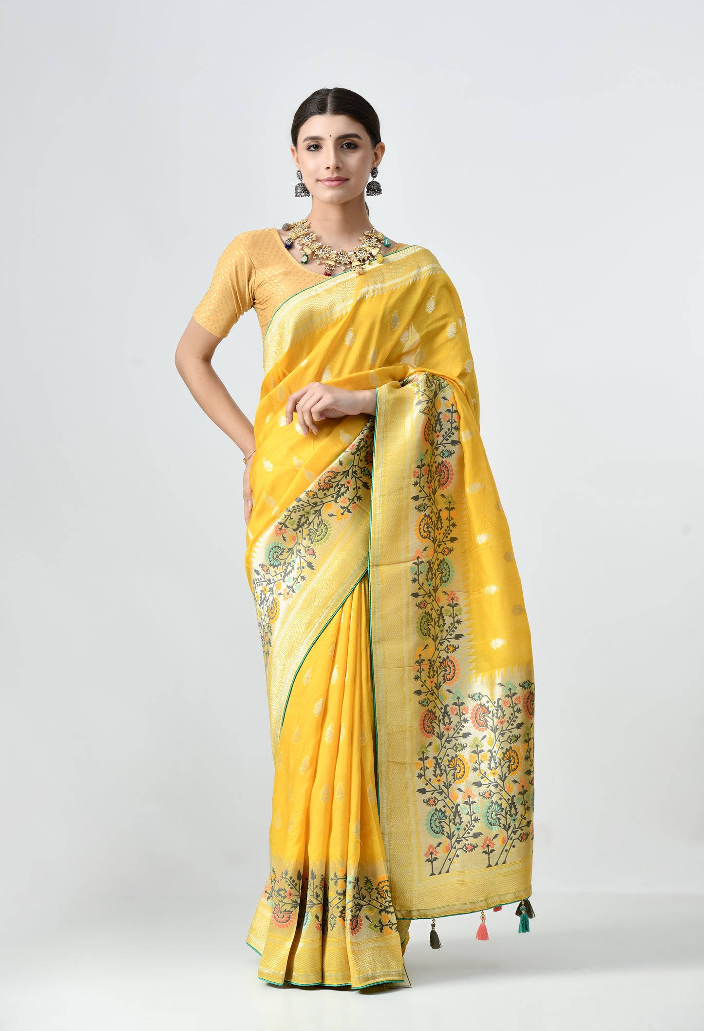 Tusser Silk Saree