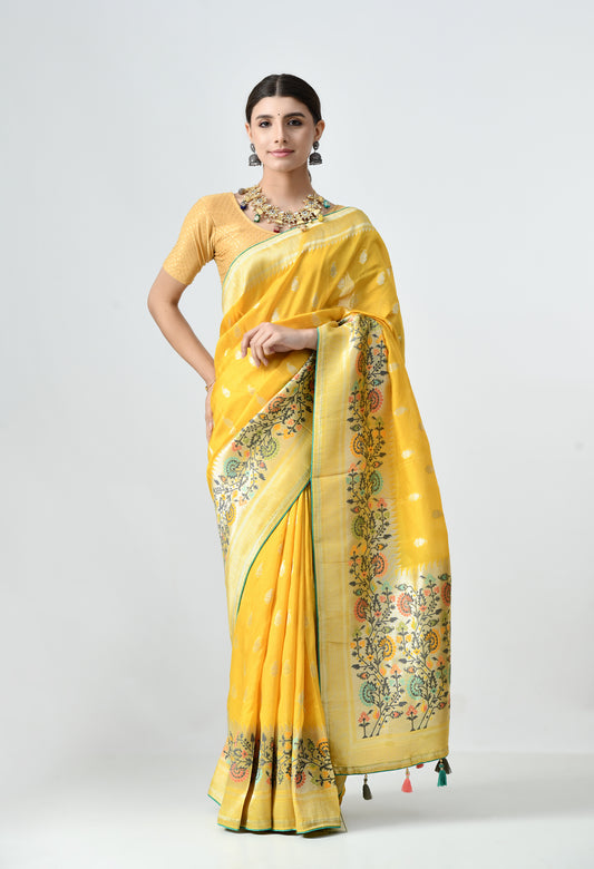 Tusser Silk Saree