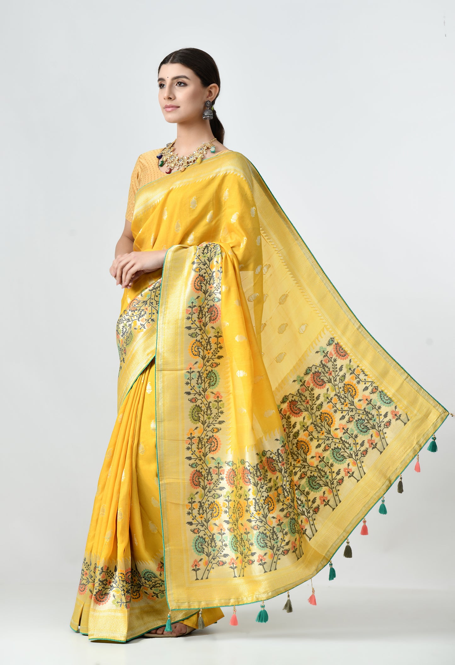 Tusser Silk Saree