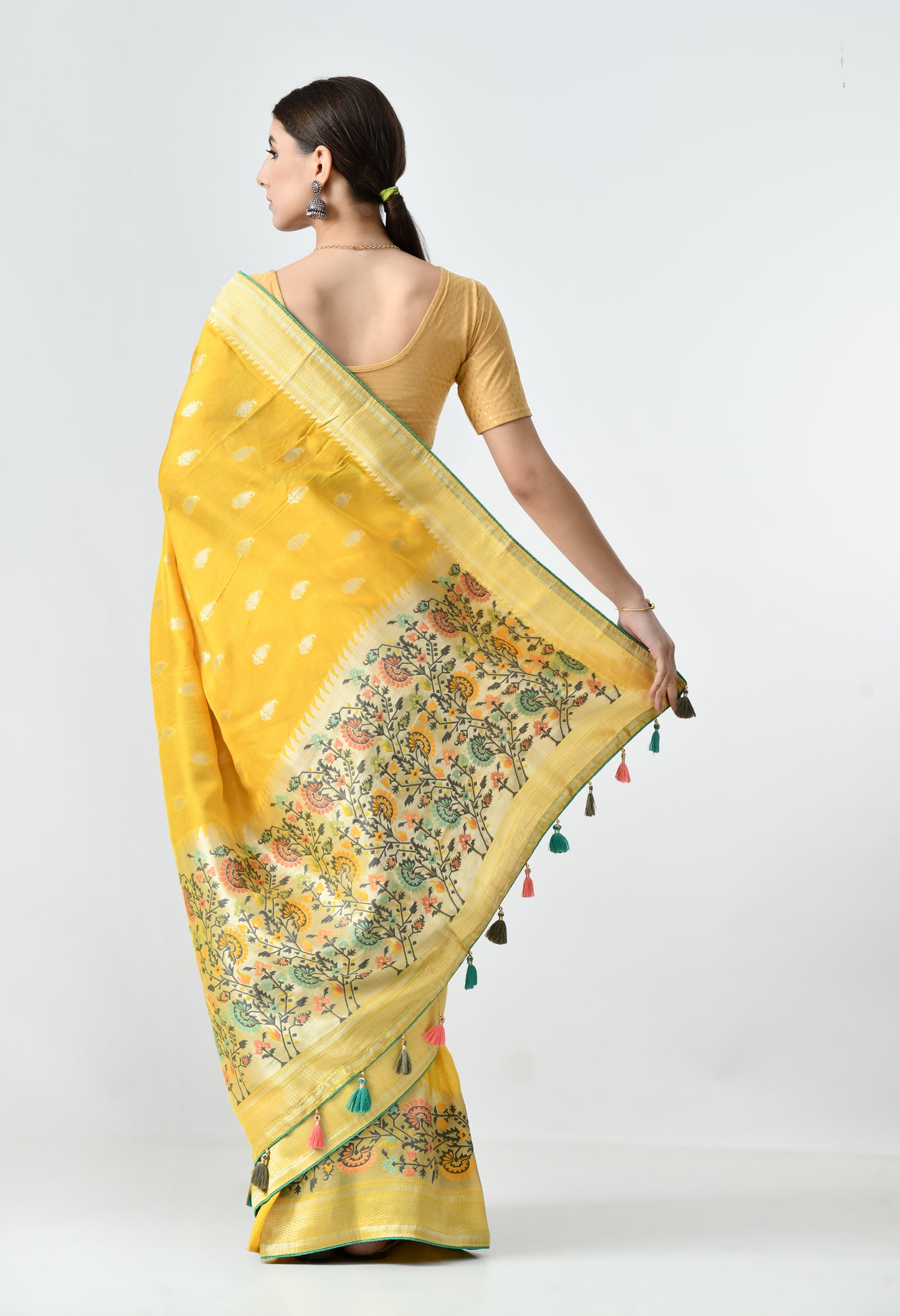 Tusser Silk Saree