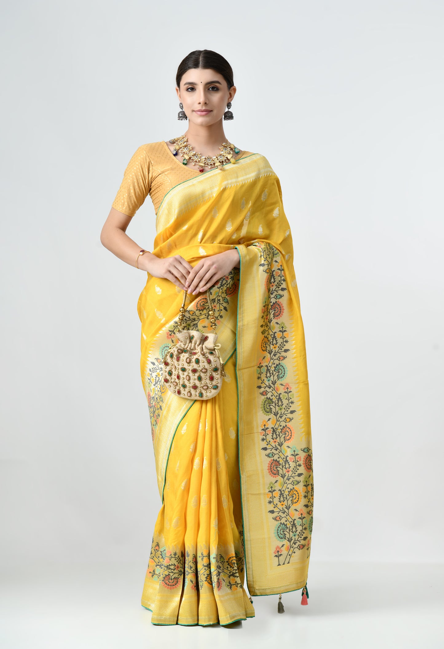 Tusser Silk Saree