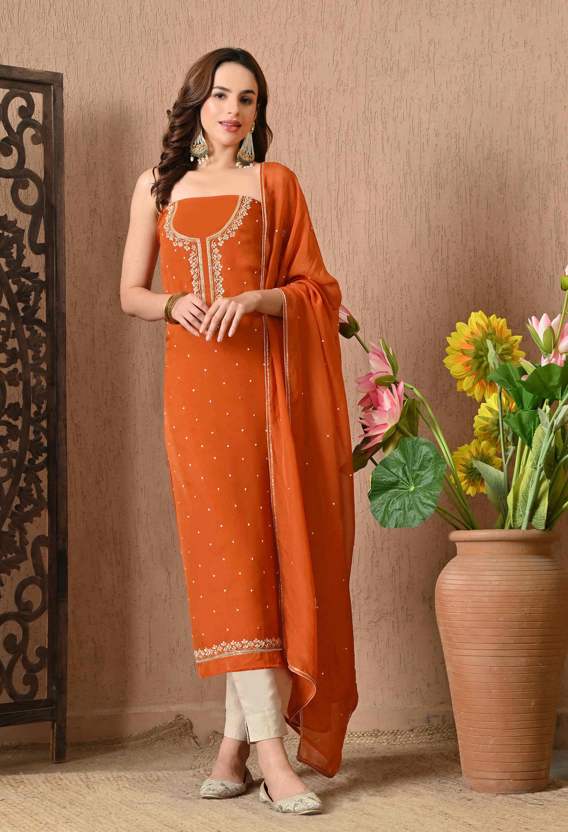 Handmade Georgette Suit Set