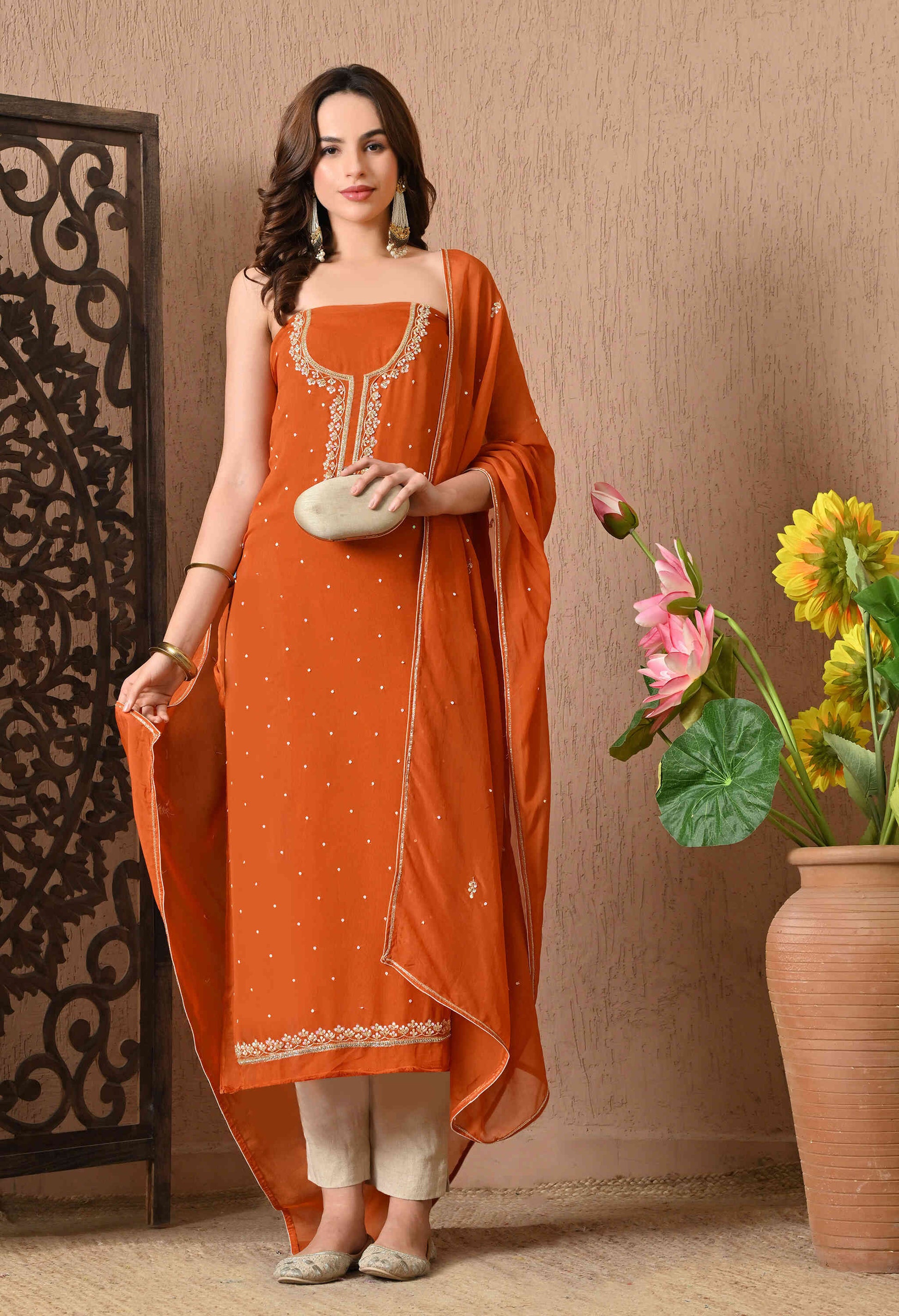 Handmade Georgette Suit Set