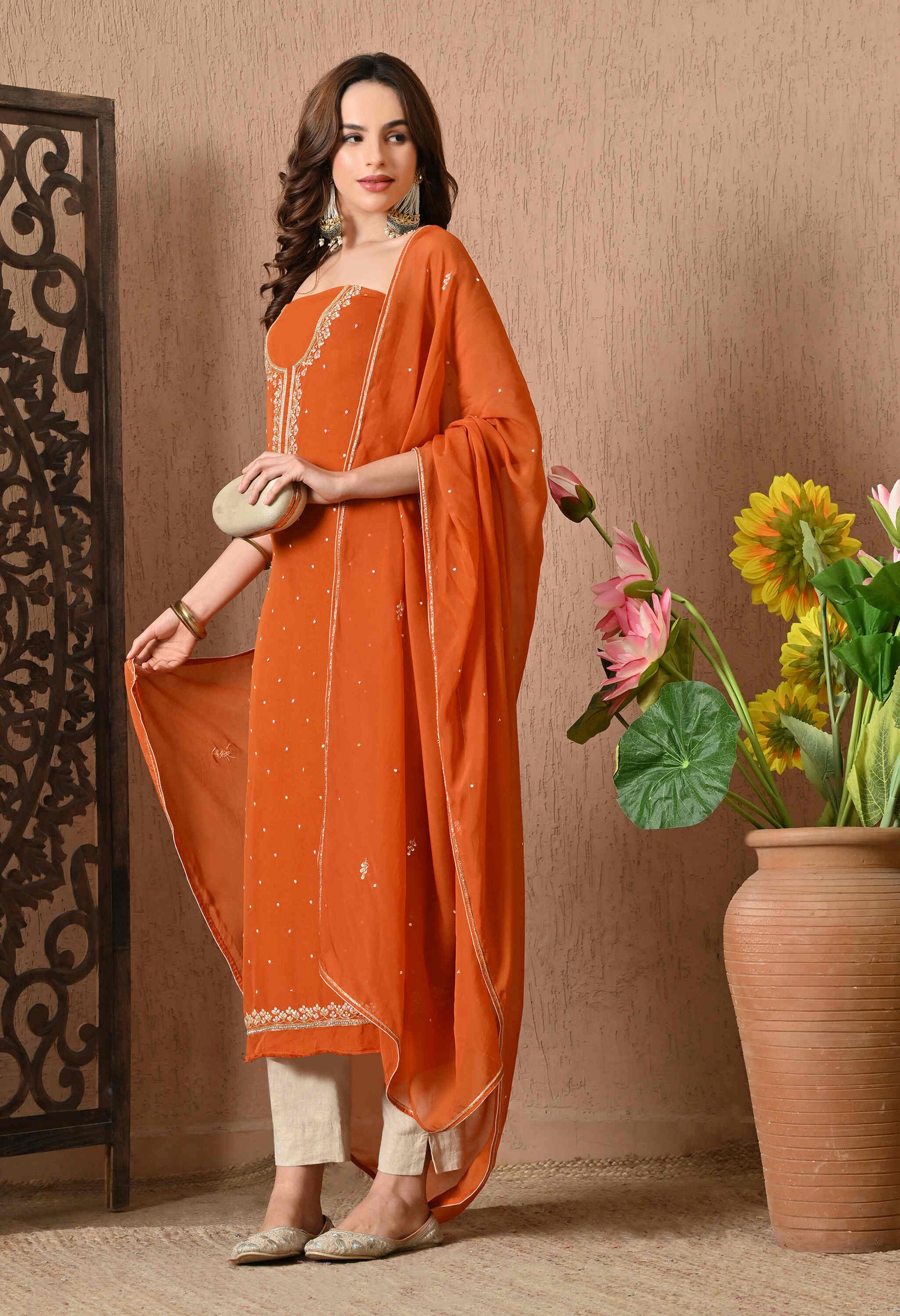 Handmade Georgette Suit Set