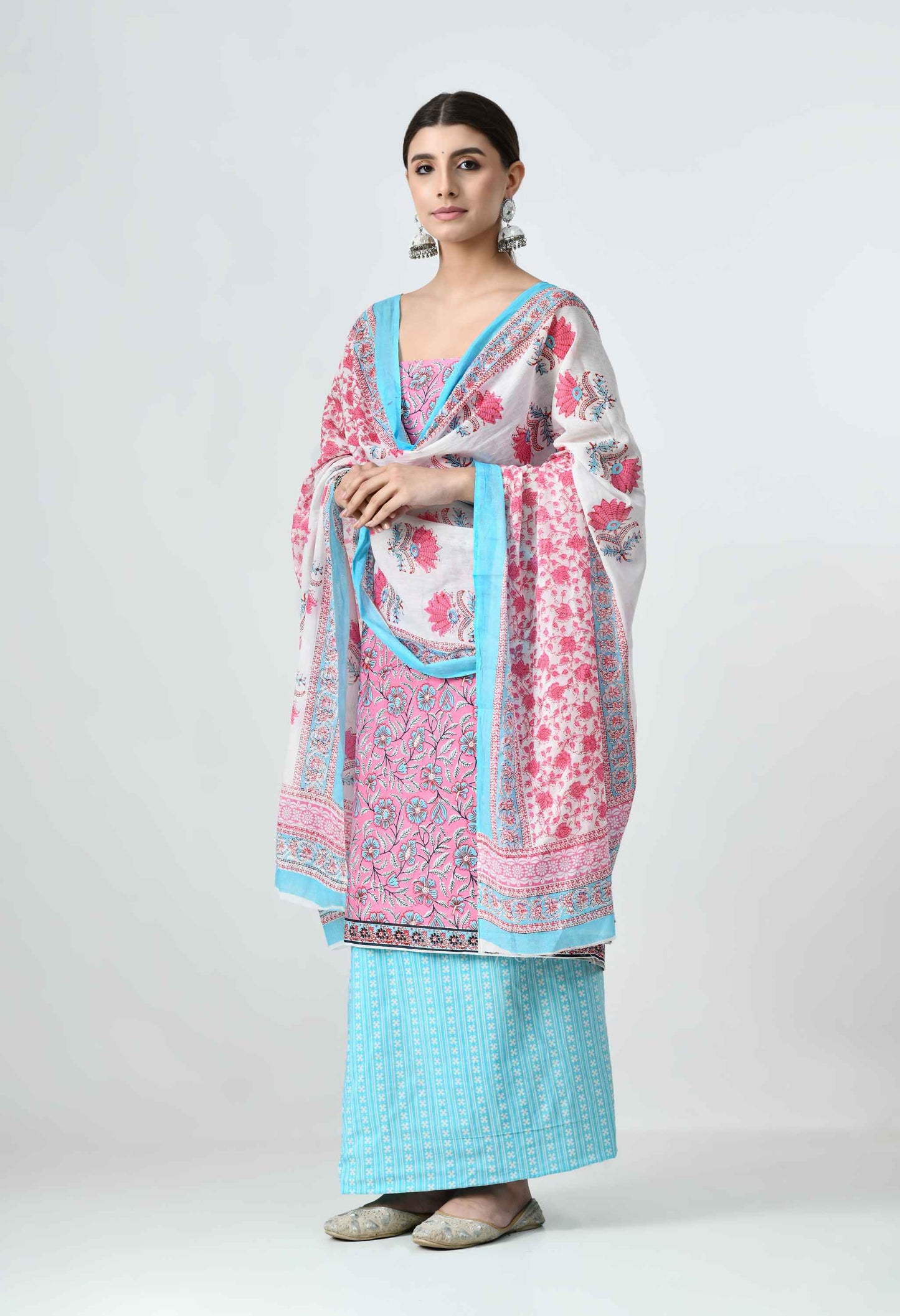 Handblock Print Salwar and Suit