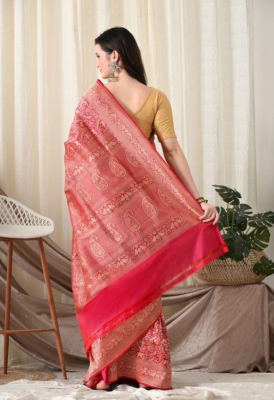 Pure kataan Shikargah Saree