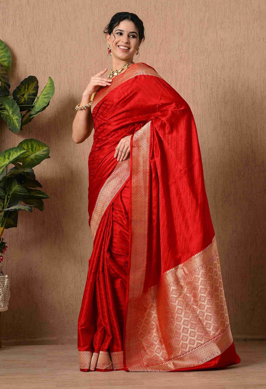 Pure Silk Tanchoi Saree